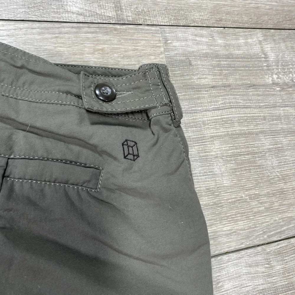 Clothing Arts Travel Pants Mens Large Olive Pick-Pocket‎ Proof Zipper Pockets